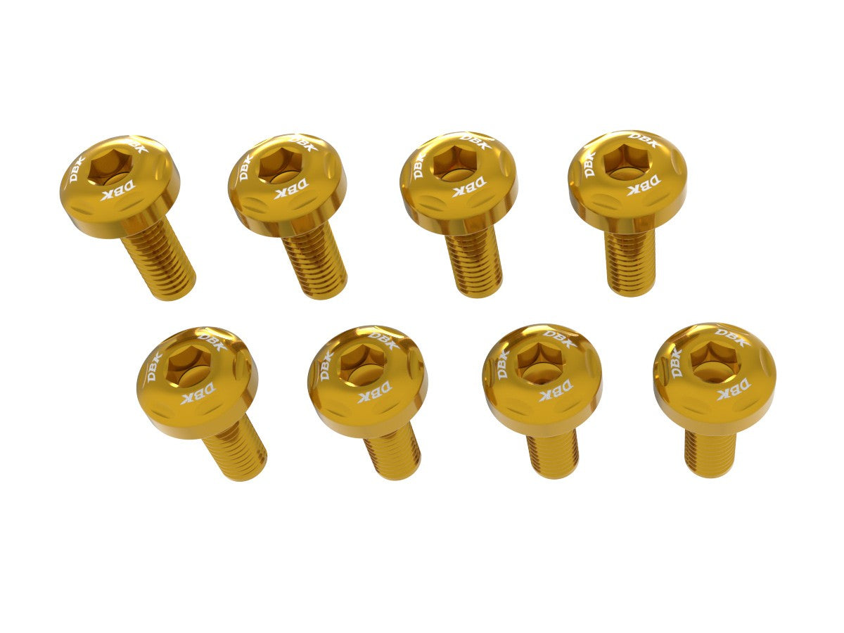 Ducabike DBK KVT93 BMW R1300GS Adventure Tank Cover Upper Screws Kit - GOLD