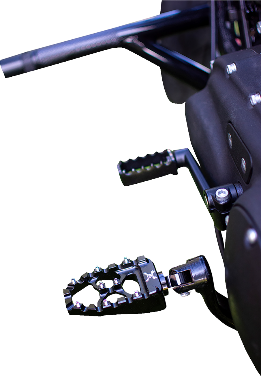 Burly Brand MX Evolution Driver Pegs - Black - Sportster/Dyna