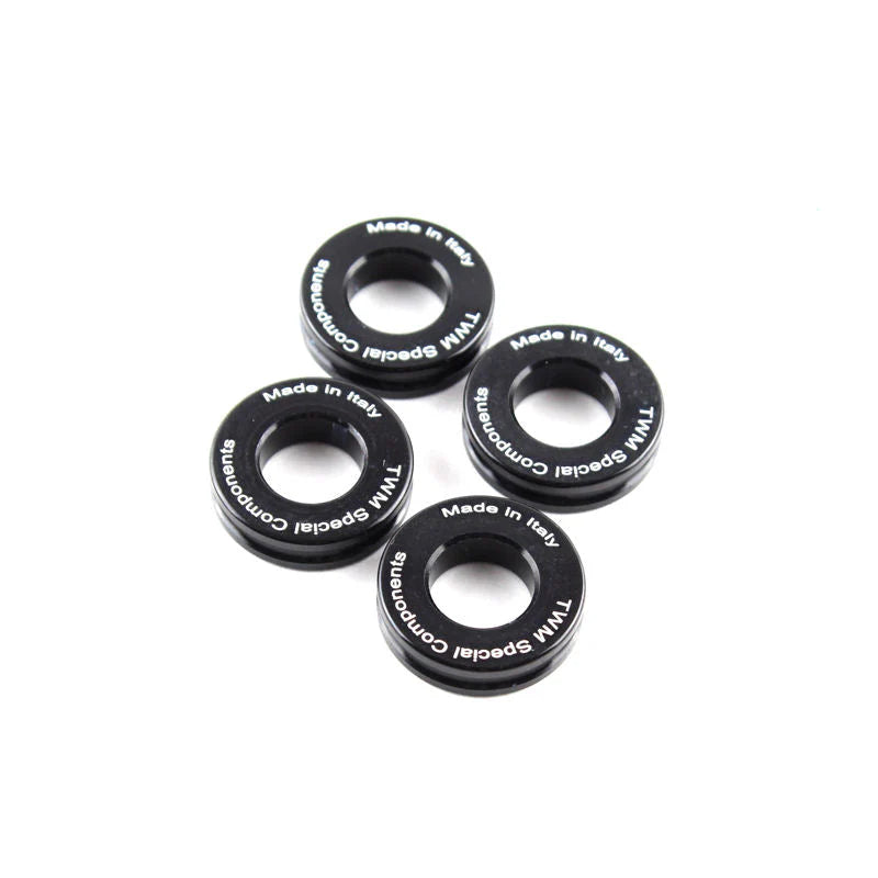 TWM CNC Aluiminum Caliper Spacers For Multistrada V4 - Black