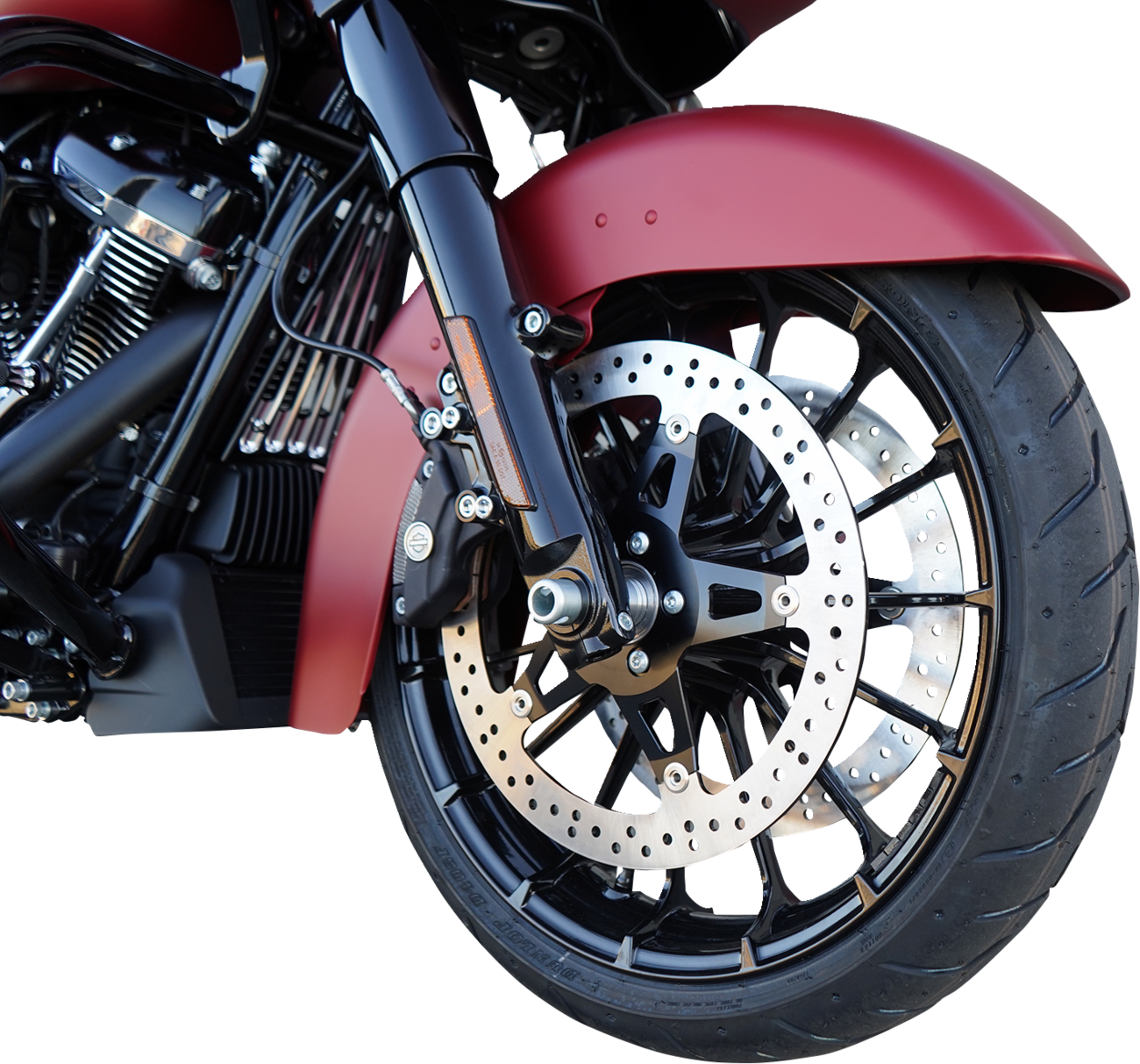 Arlen NESS Big Brake Rotor - 14" - Front Left - Touring