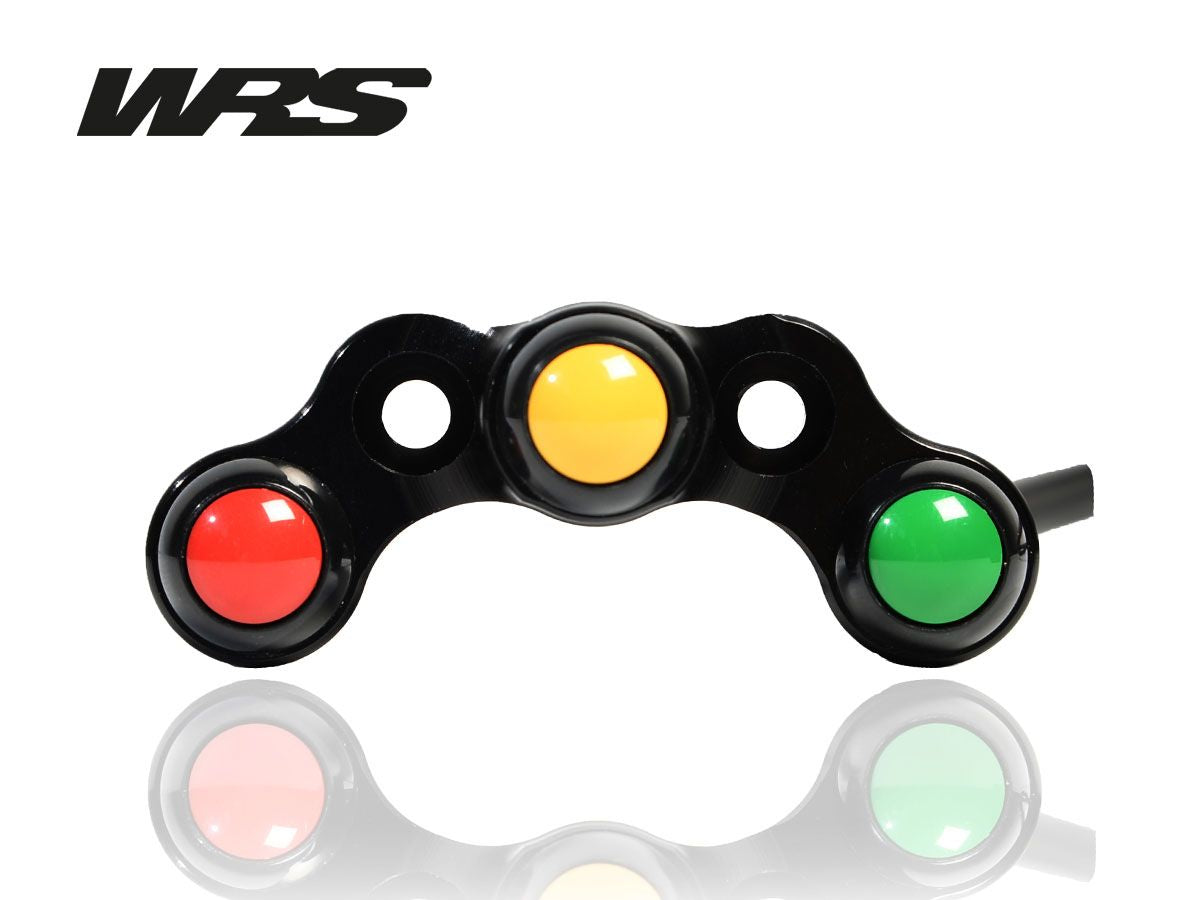 WRS Handlebar Switchgear + Remote Control 3 Buttons Universal