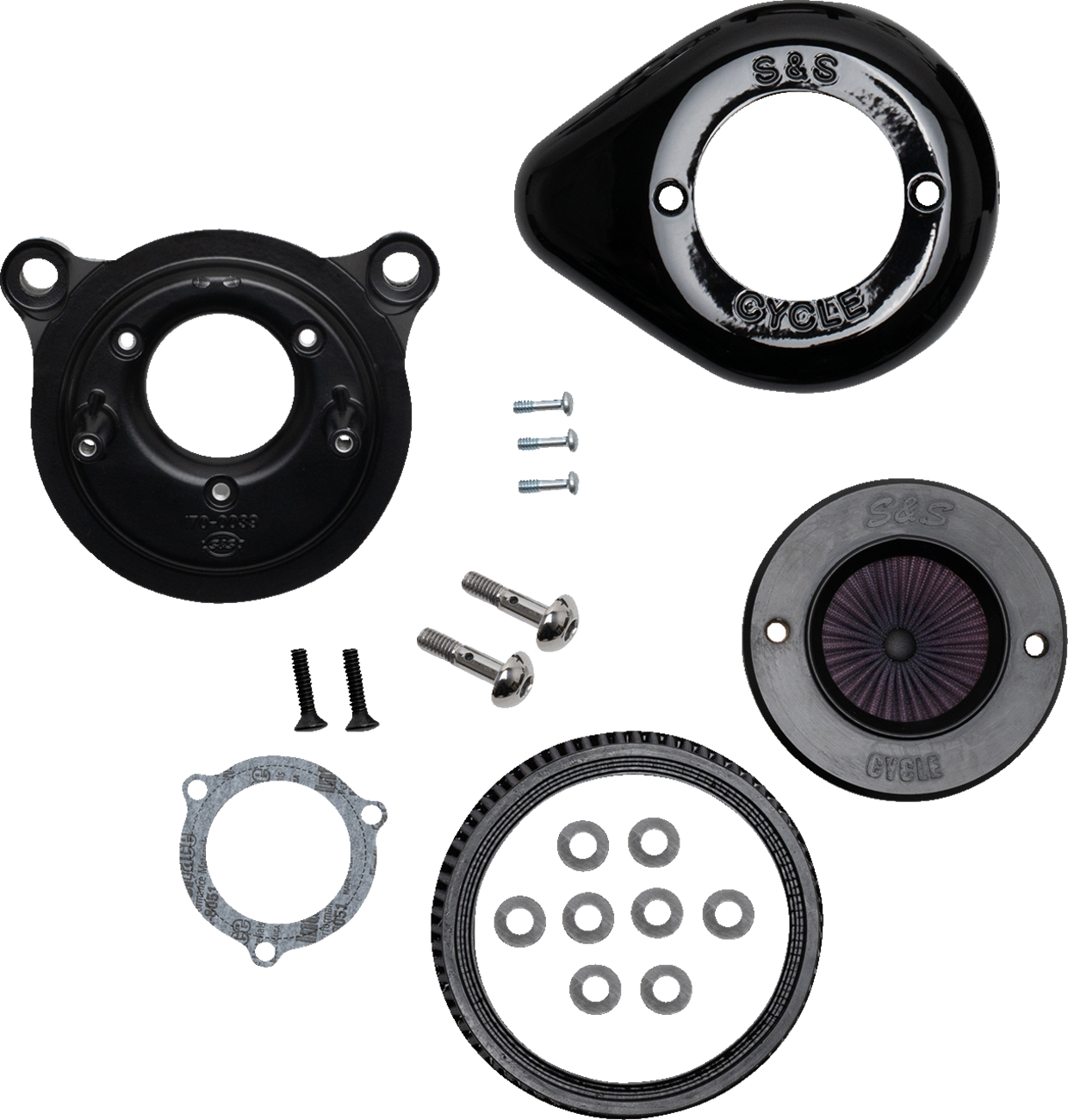 S&S Cycle Air Stinger Stealth Air Cleaner Kit - Black