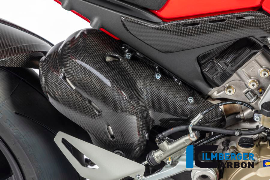 Ilmberger Carbon Exhaust Protection Set Ducati Panigale Streetfighter V4 / V4 S