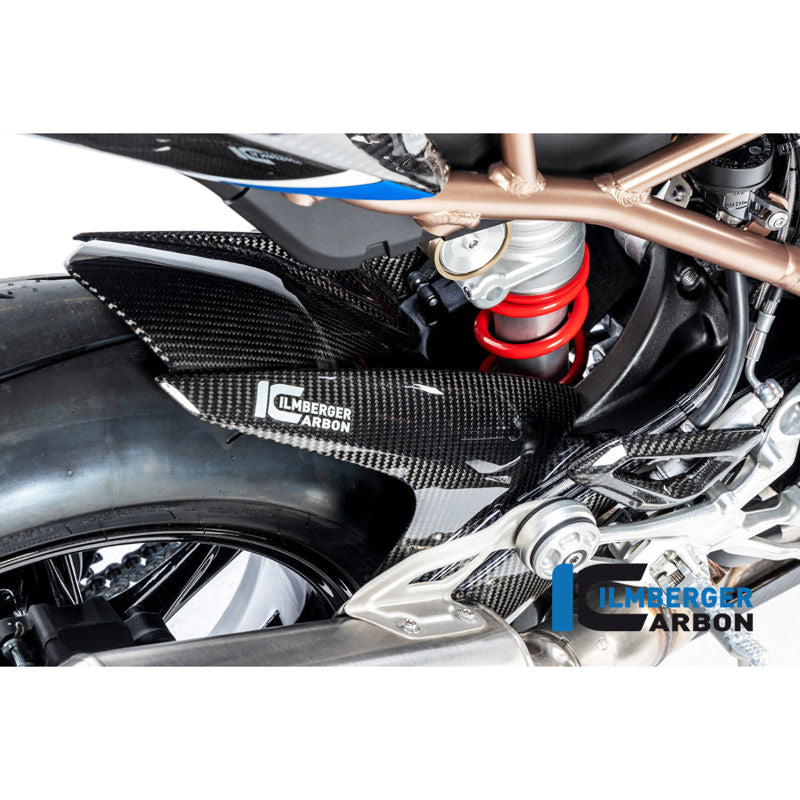 Ilmberger Carbon Fiber Street Rear Hugger with Chain Guard for S1000RR M1000RR