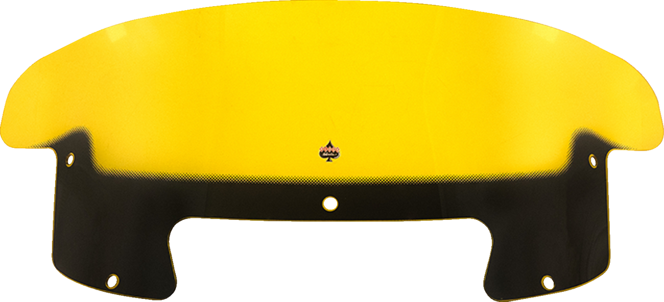 Klock Werks Kolor Flare™ Windshield - 8" - Yellow - Indian