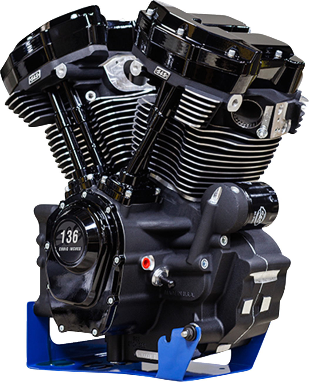 S&S Cycle MK136 Engine - 550G Camshaft - Oil Cooled - M8 Softail