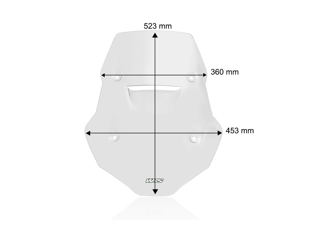 WRS Touring Windscreen CF Moto 800 MT 2022-2026 / 700 MT 2024-2026