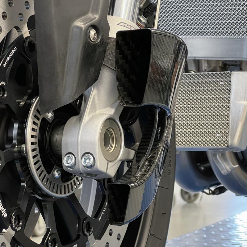 Alpha Racing Carbon Fiber Brake Cooling Ducts for BMW S1000RR M1000RR