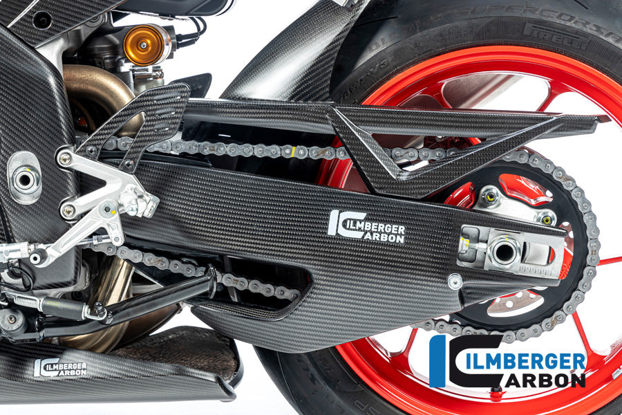 Ilmberger Carbon Swing Arm Cover Left Side Aprilia Tuono / RSV4 From 2021 - Matte