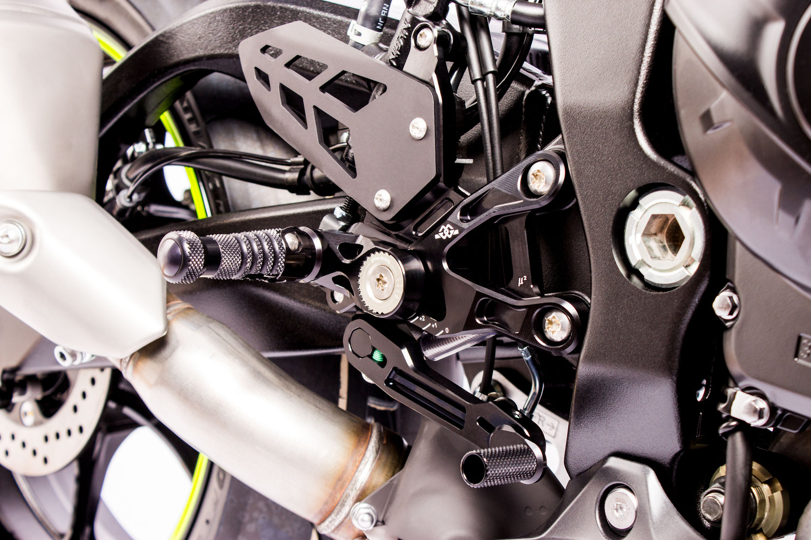 Gilles Tooling Footrest System MUE2 Black