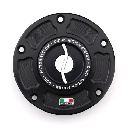 TWM Quick Action CNC Aluminum Gas Cap for Aprilia - TAPR.01