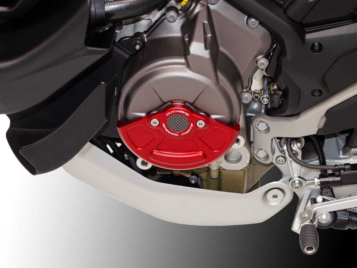 Ducabike DBK SLI08 V4 Alternator Cover Protection Slider - RED