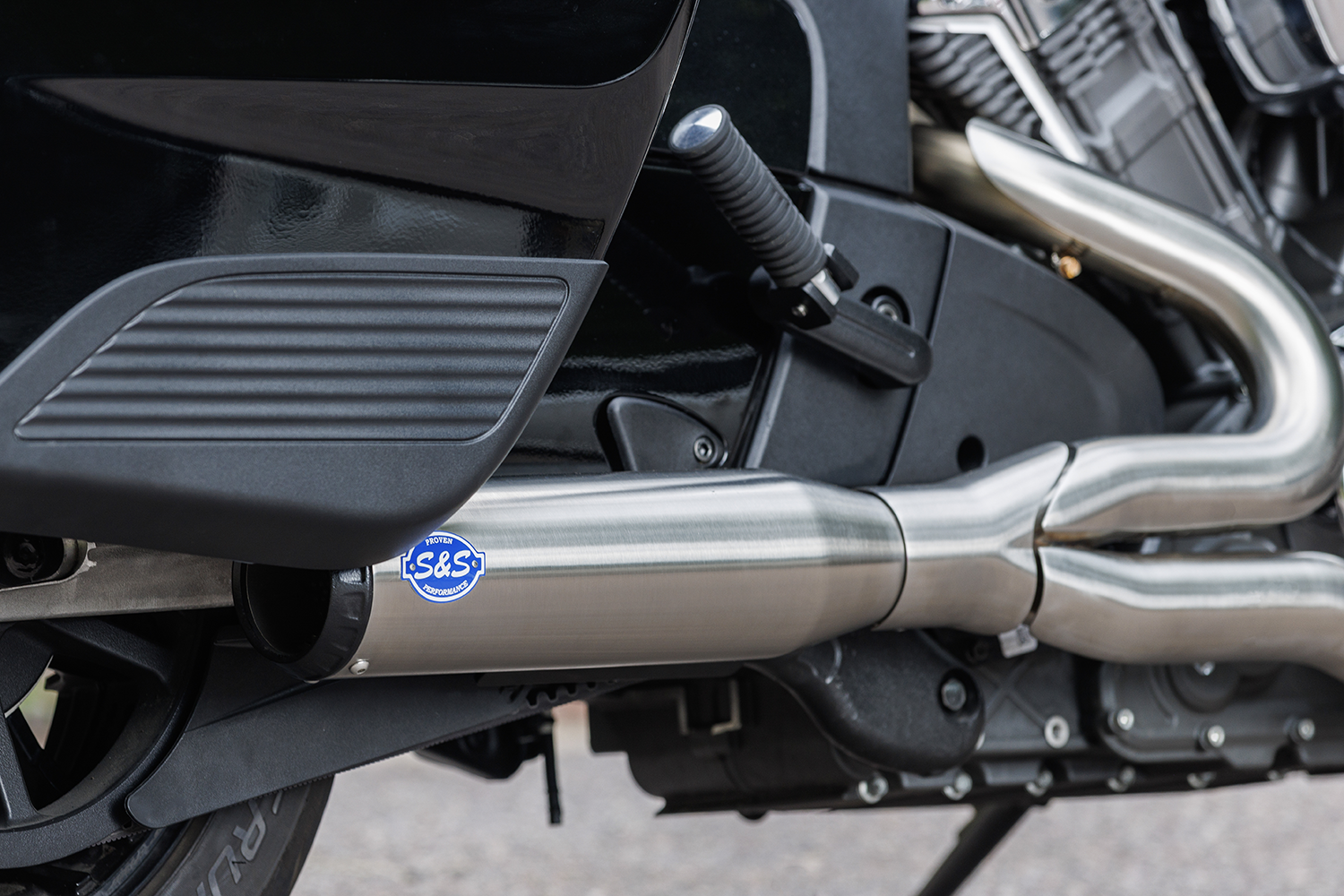 S&S Cycle 2-Into-1 Qualifier Exhaust System