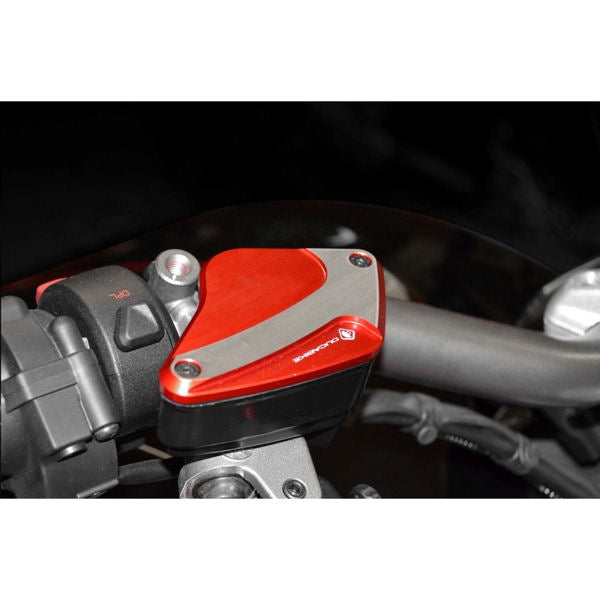 Ducabike DBK Front Brake And Clutch Fluid Reservoir Covers For XDiavel S