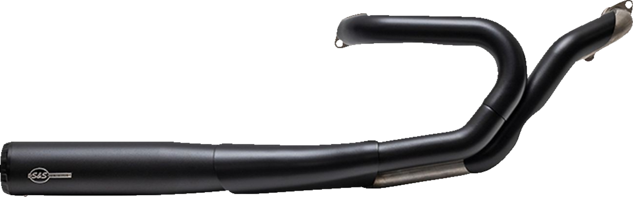 S&S Cycle 2-Into-1 Grand National Exhaust System - Black - Race Only