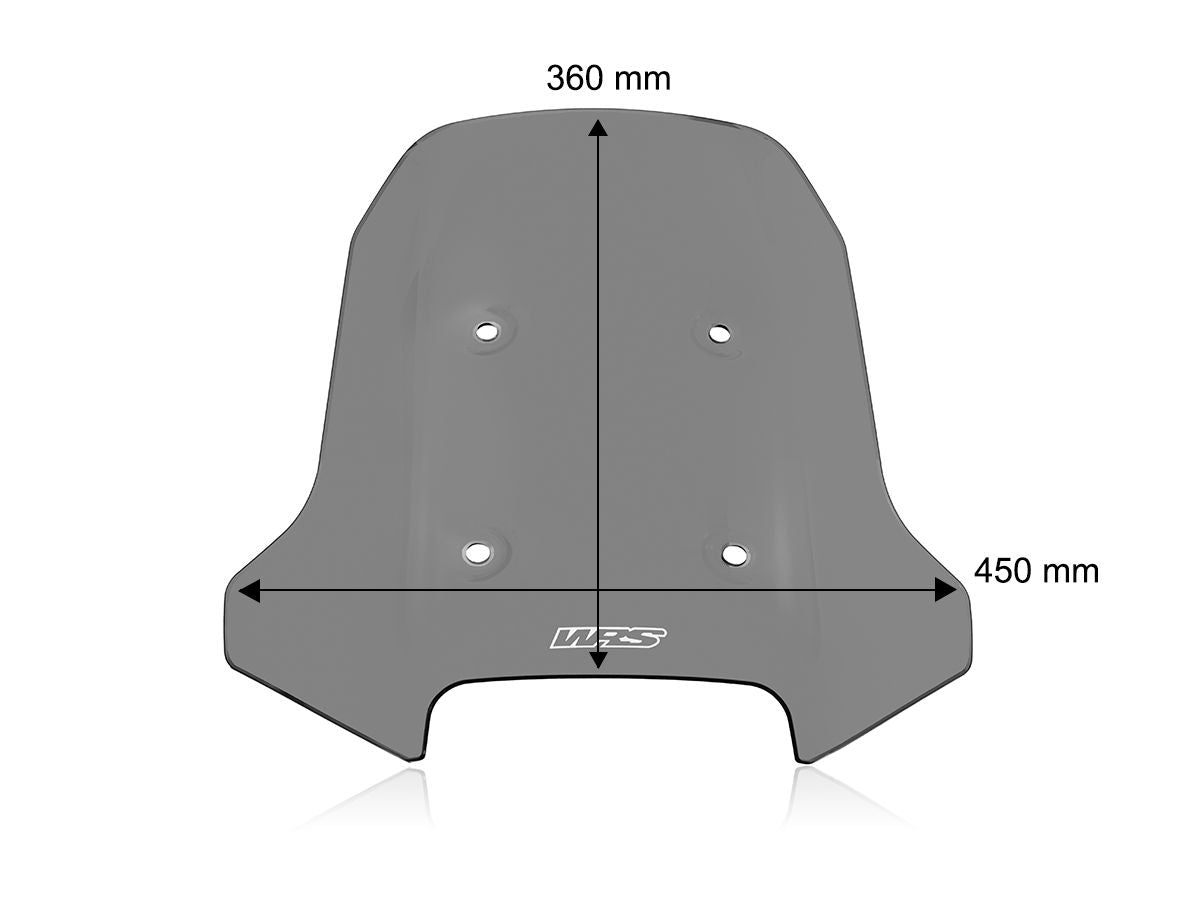 WRS Touring Windscreen CF Moto 450 MT 2024-2026