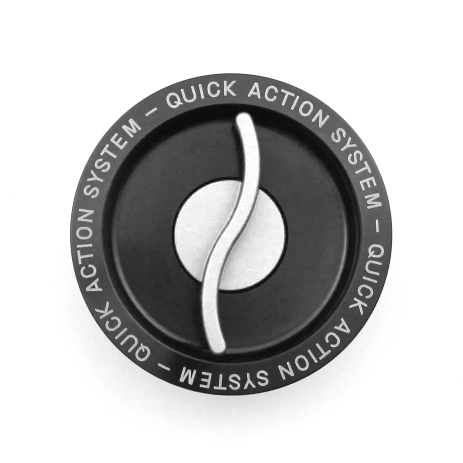 TWM Replacement Fuel Filler Center Cap for Quick Action Gas Cap in Silver - CAP.01.A