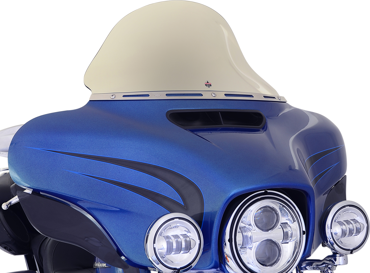 Klock Werks Flare® Windshield - 11-1/2" - Tint - '14-'25 FLH