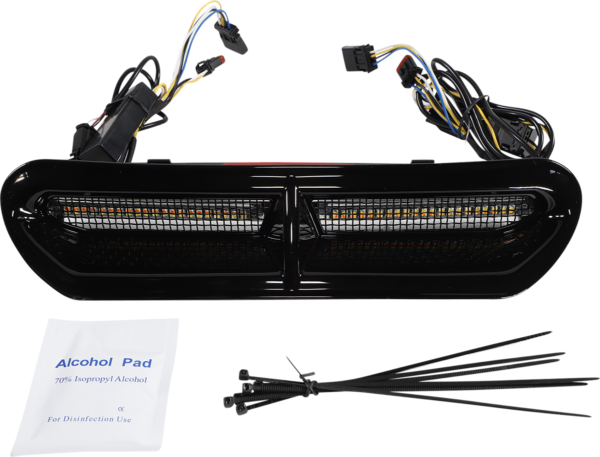 Custom Dynamics Genesis® 4 All-In-One Dynamic LED Batwing Fairing Vent Insert