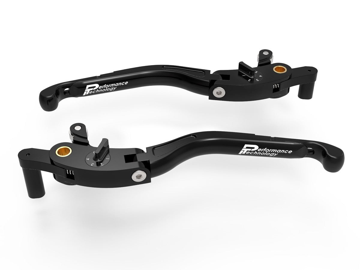Ducabike DBK LEA15 Brake / Clutch Adjustable Levers Eco GP 2 - BLACK-BLACK