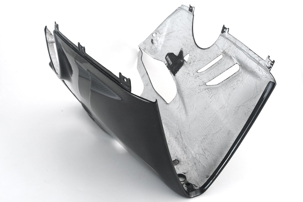 Fullsix Carbon Belly Pan - Slip On / Full Exhaust System