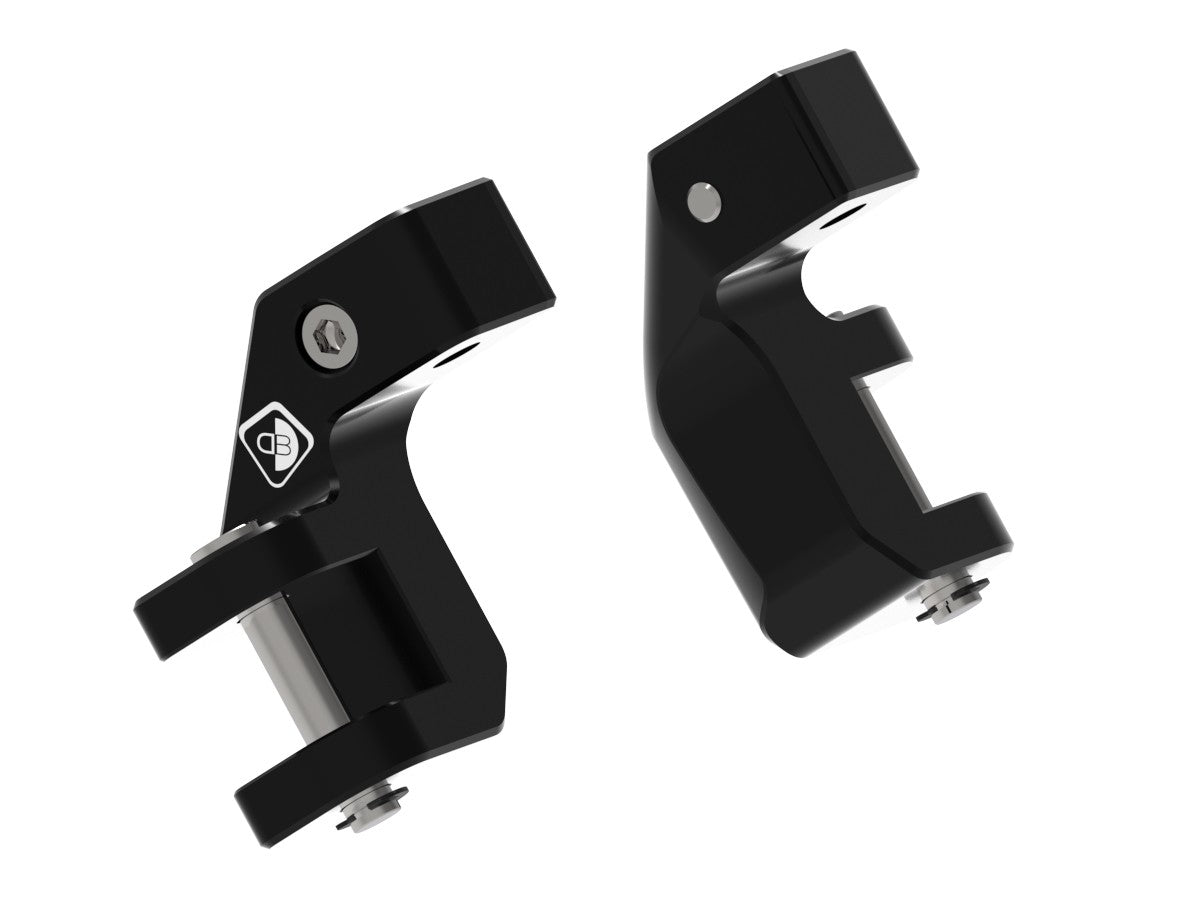 Ducabike DBK Pap05 BMW R1300GS Passenger Footpeg Comfort Kit - BLACK