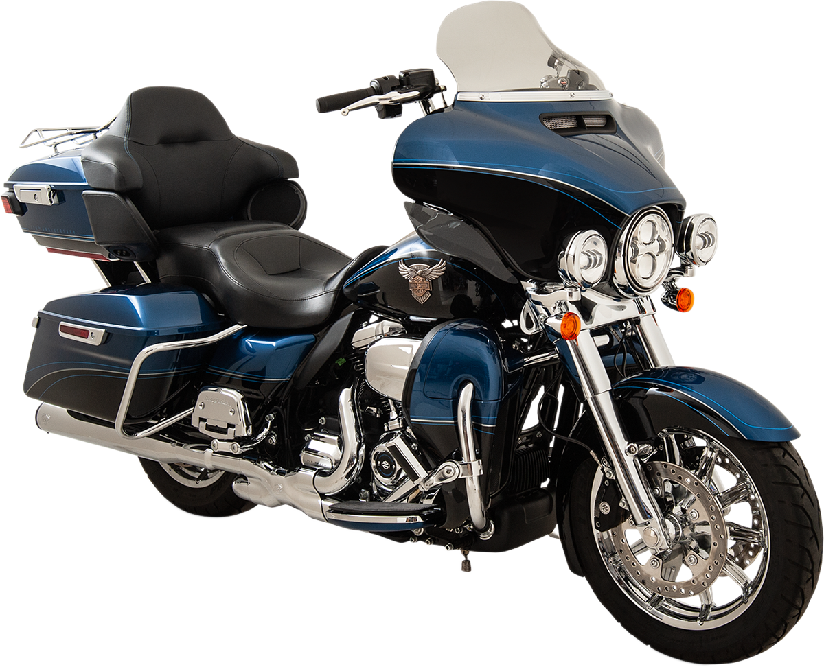 Klock Werks Flare® Windshield - 10-1/2" - Tinted - '14-'25 FLH