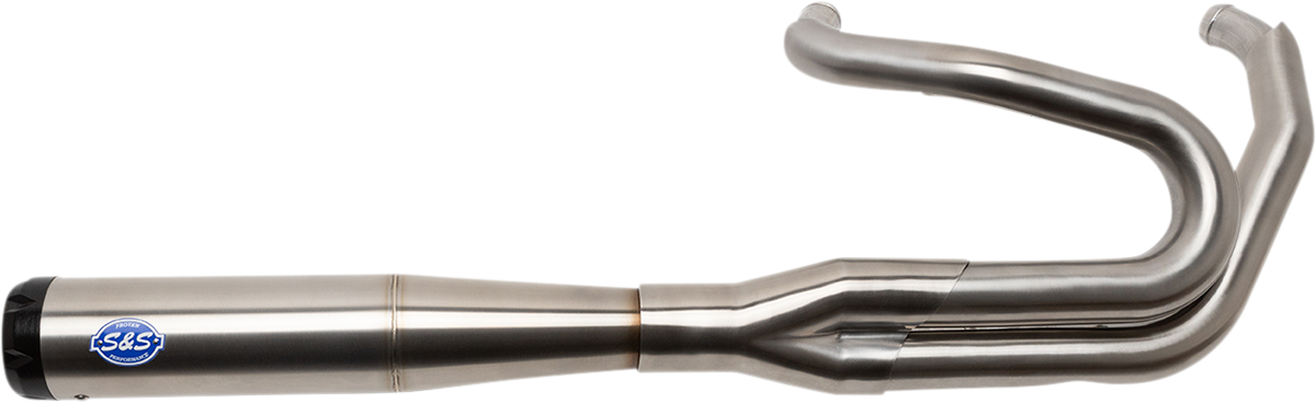 S&S Cycle 2-Into-1 Superstreet Exhaust System - 50 State - M8 Softail - Stainless Steel