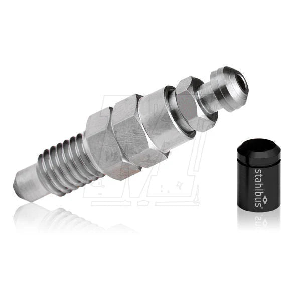 Stahlbus Quick Bleeder Valve With Dust Cap For Brembo - Black
