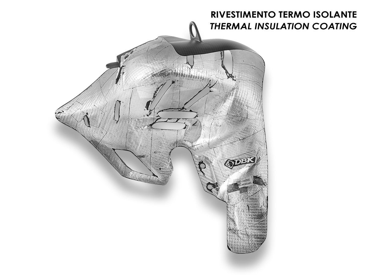 Ducabike DBK Exhaust Cover Matt Carbon Ducati Panigale V4 2025