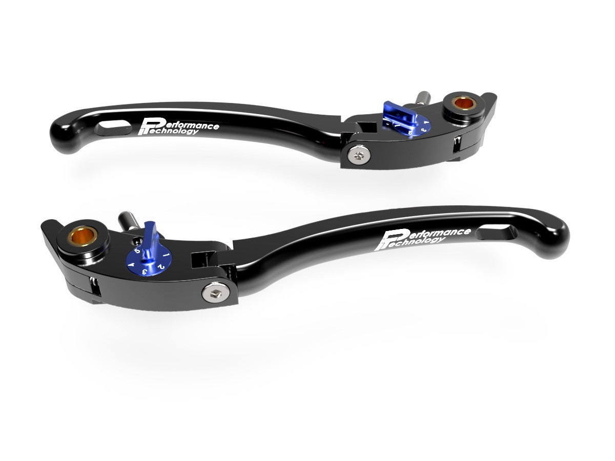 Ducabike DBK LE01 Brake / Clutch Adjustable Levers Eco GP 1 - BLACK-BLUE