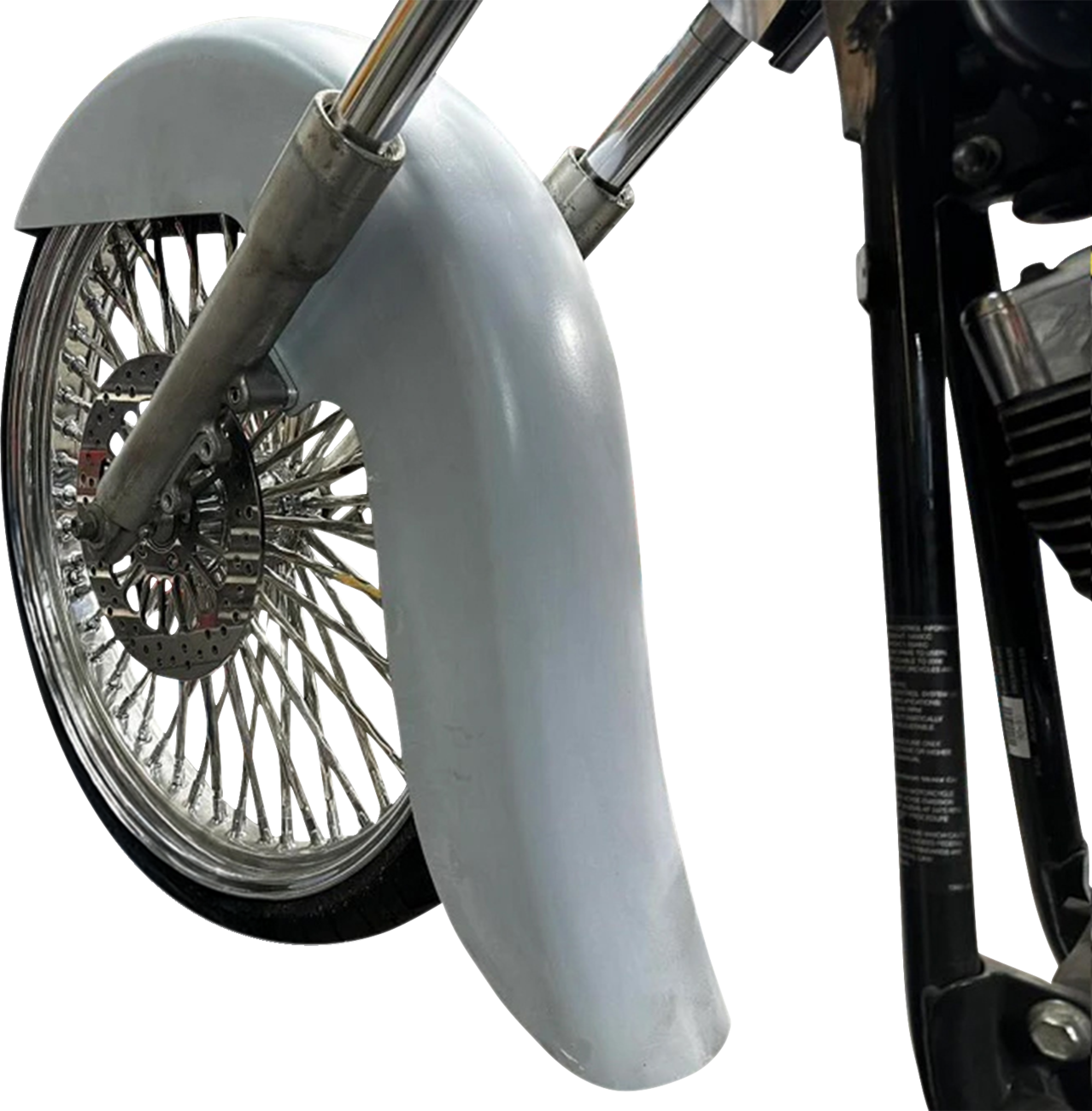 Paul Yaffe Bagger Nation El Rey Front Fender - 26" Wheel - With Satin Spacers - HD Touring