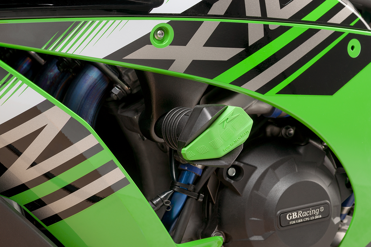PUIG HI-Tech Parts Frame Sliders - R12 - Kawasaki - Ninja ZX-10R