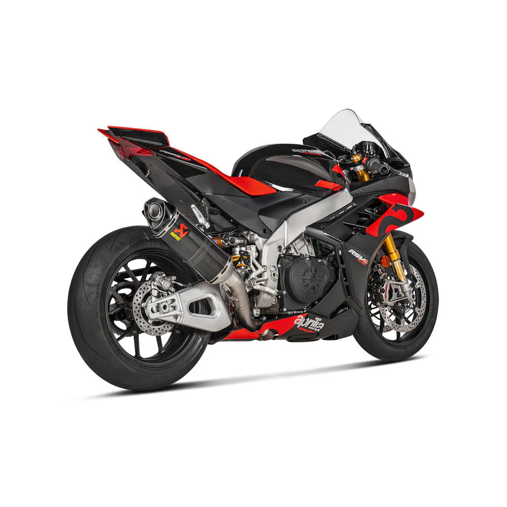 Akrapovic Carbon Fiber Slip-On Exhaust For Aprilia RSV4 RR 1100 Factory