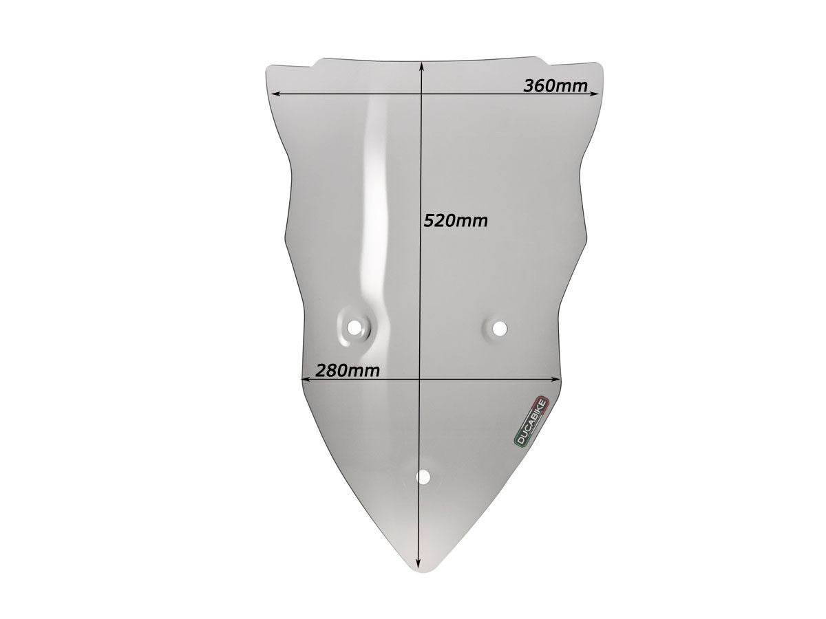 Ducabike DBK CUP01 MTS 1200 10/12 Touring Windscreen - SMOKE