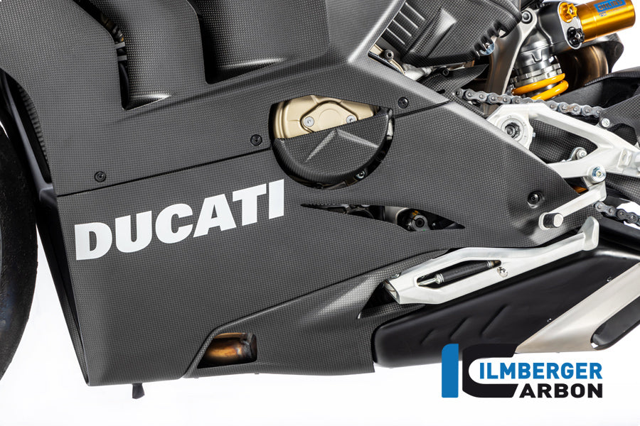 Ilmberger Carbon Bottom Side Panel Left Ducati Panigale V4 / V4 S - Matte