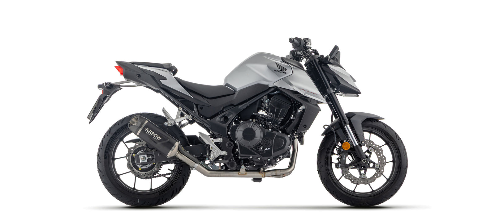 Arrow 71962AKN Indy Race Evo Aluminium Dark Slip On With Carbon End Cap