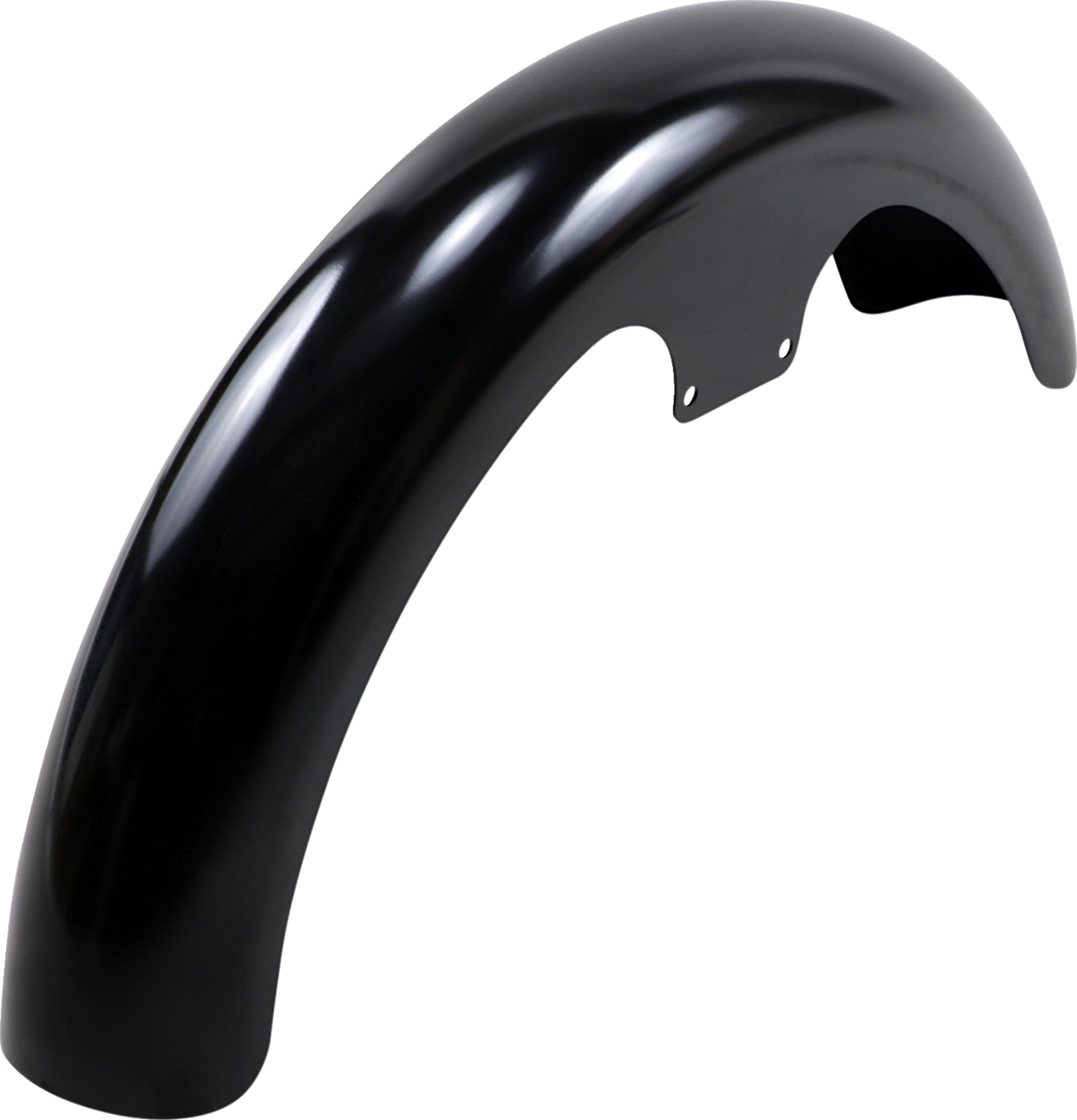 Klock Werks Wrapper Front Fender - Black - 21" - HD Dyna/Softail