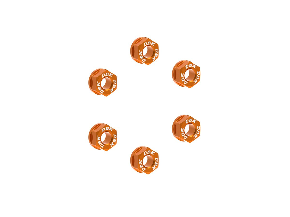 Ducabike DBK 6DSB03 Nuts Set Rear Sprocket Carrier - Orange