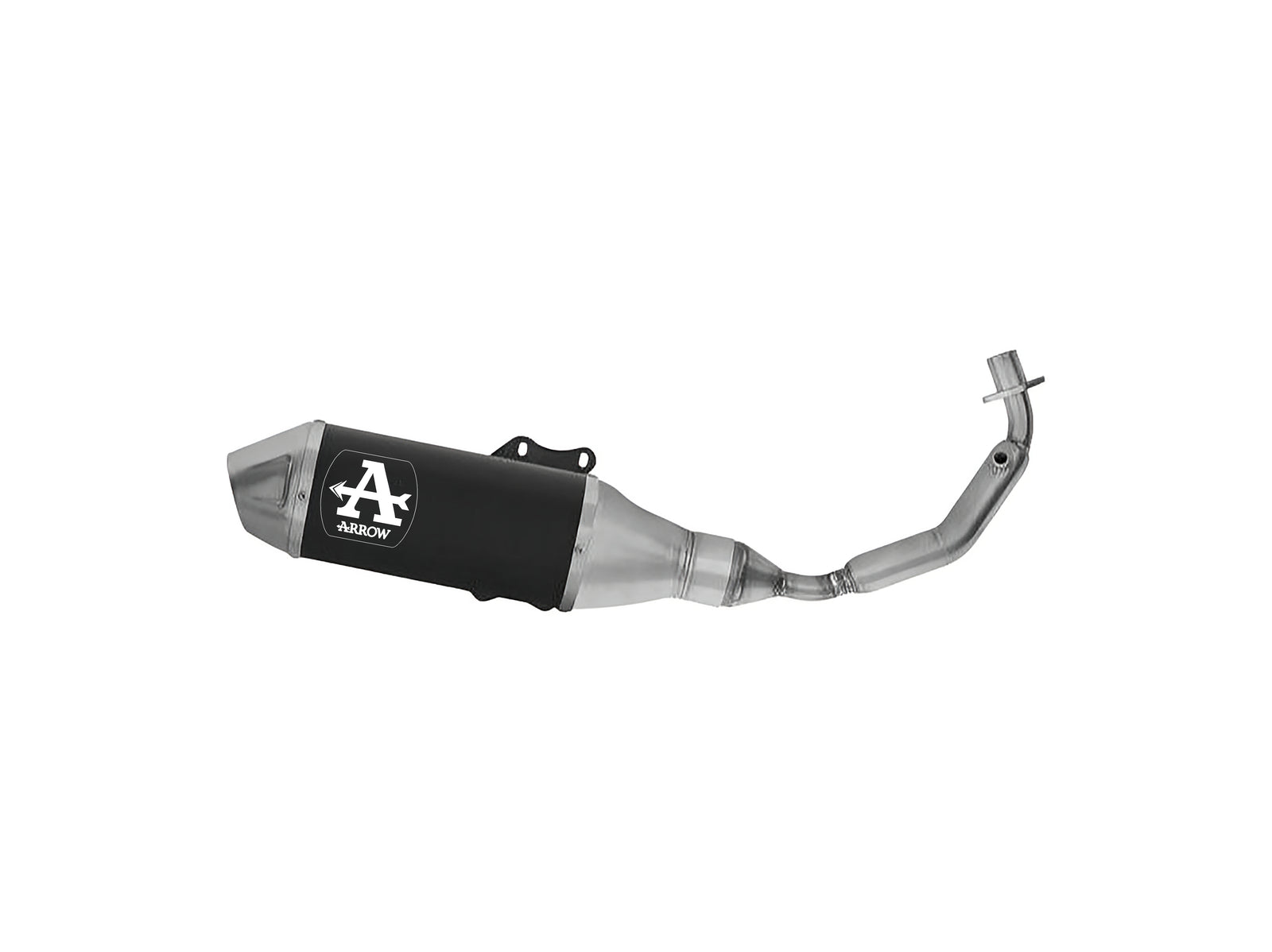 Arrow 53053AN Racing Full System With Urban Aluminium Dark Slip On With Steel End Cap