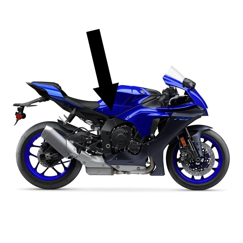 Fullsix Carbon Fiber Under Tank Side Panel Set For Yamaha R1 R1M 2020-2025