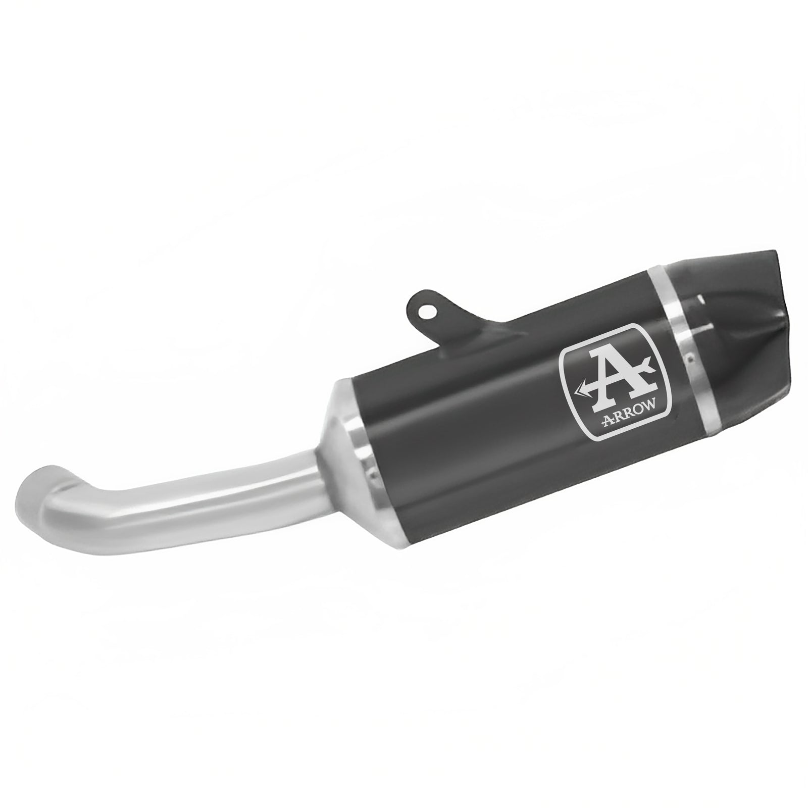 Arrow 72636AKN Indy Race Aluminium Dark Slip On With Carbon End Cap