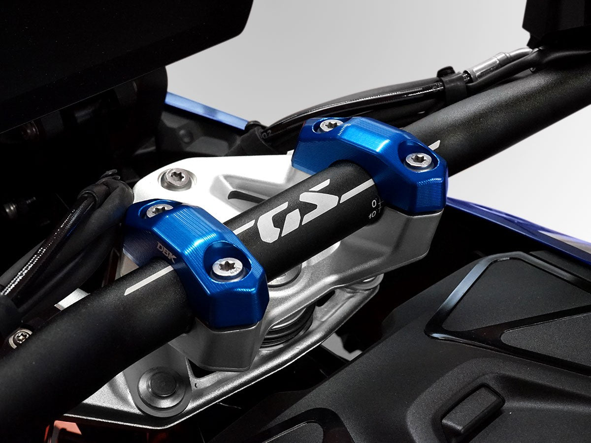 Ducabike DBK BM20 BMW R1300GS Handlebar Clamps - BLUE