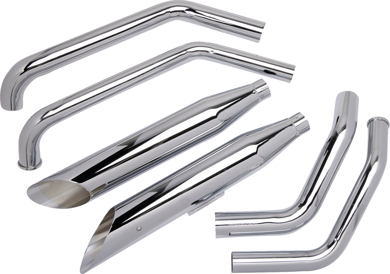 Cobra Classic Deluxe Exhaust - Chrome - VN1500