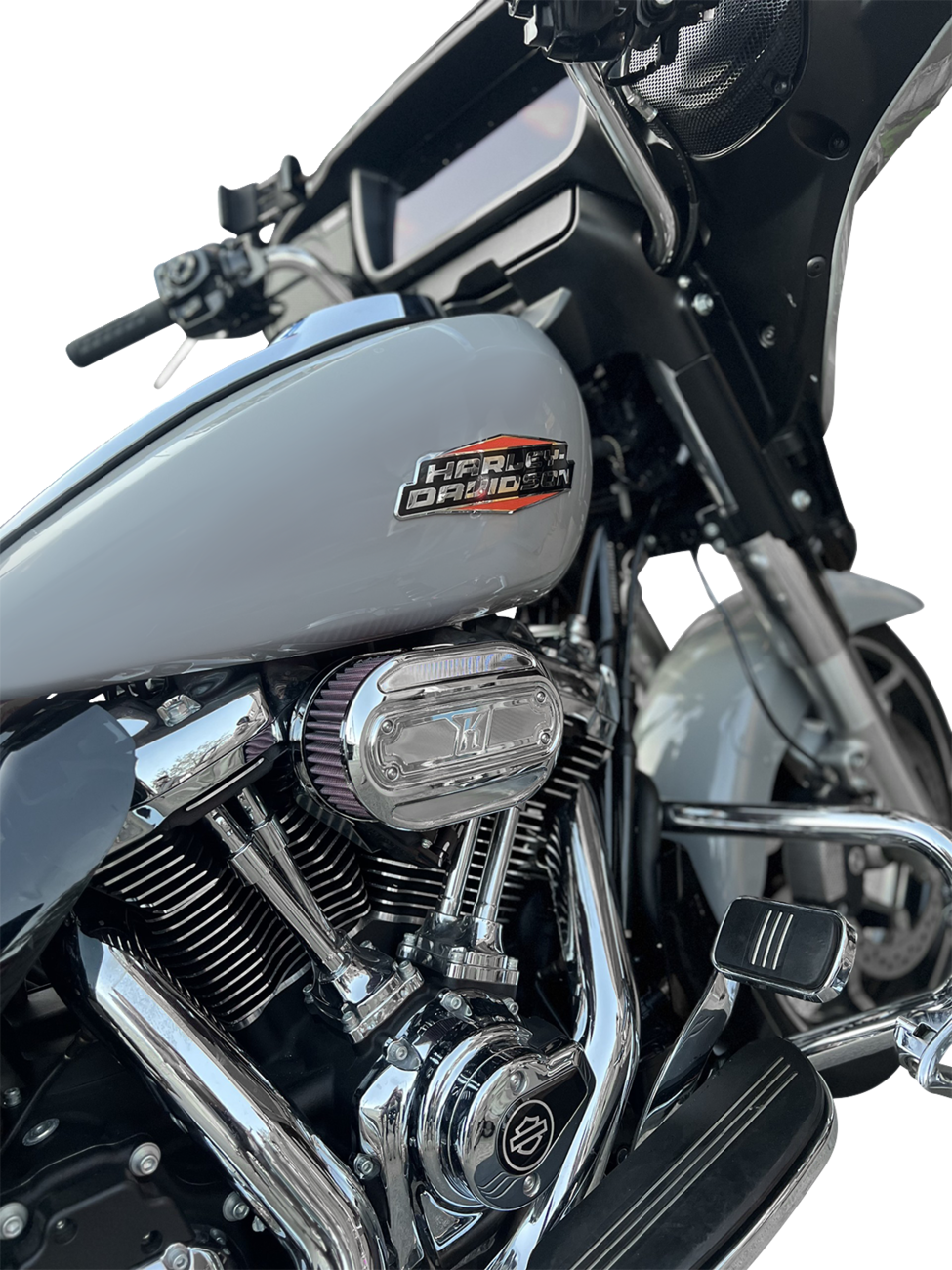 Kodlin USA Oval Air Cleaner Kit - Chrome - Touring/Softail