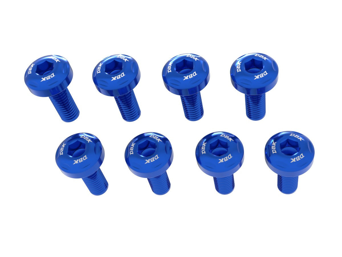 Ducabike DBK KVT93 BMW R1300GS Adventure Tank Cover Upper Screws Kit - BLUE