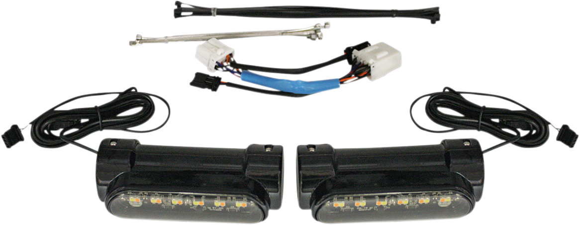 Custom Dynamics Engine Guard Light - Black - '97-'13 FLH