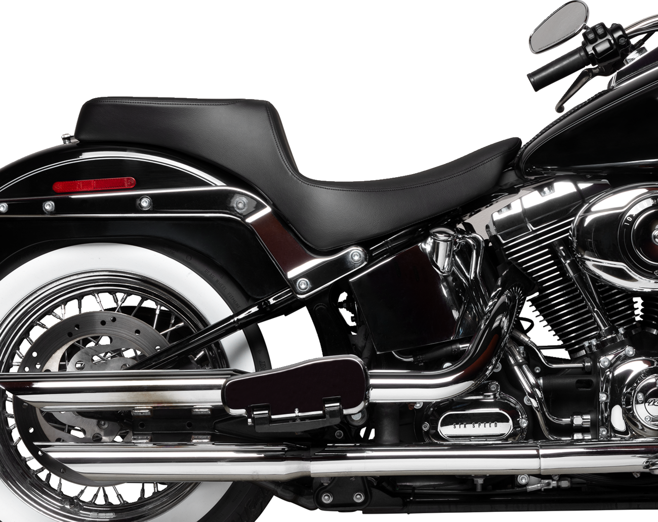Drag Specialties Seats Performance Predator 2-Up Seat - Vinyl - Smooth - FL '00-'17