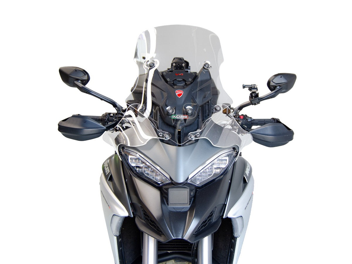 Ducabike DBK DEF01 MTS V4 Pair Of Larger Side Deflectors - TRANSPARENT