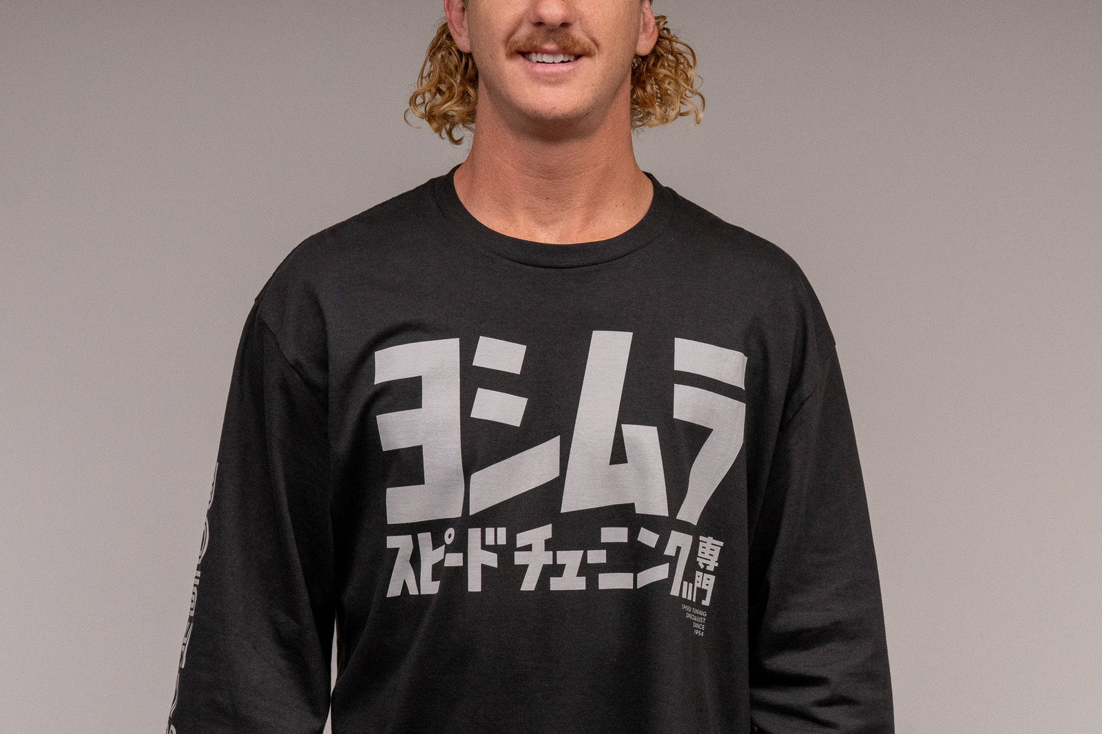 Yoshimura Speed Tuning Long Sleeve Tee Coal